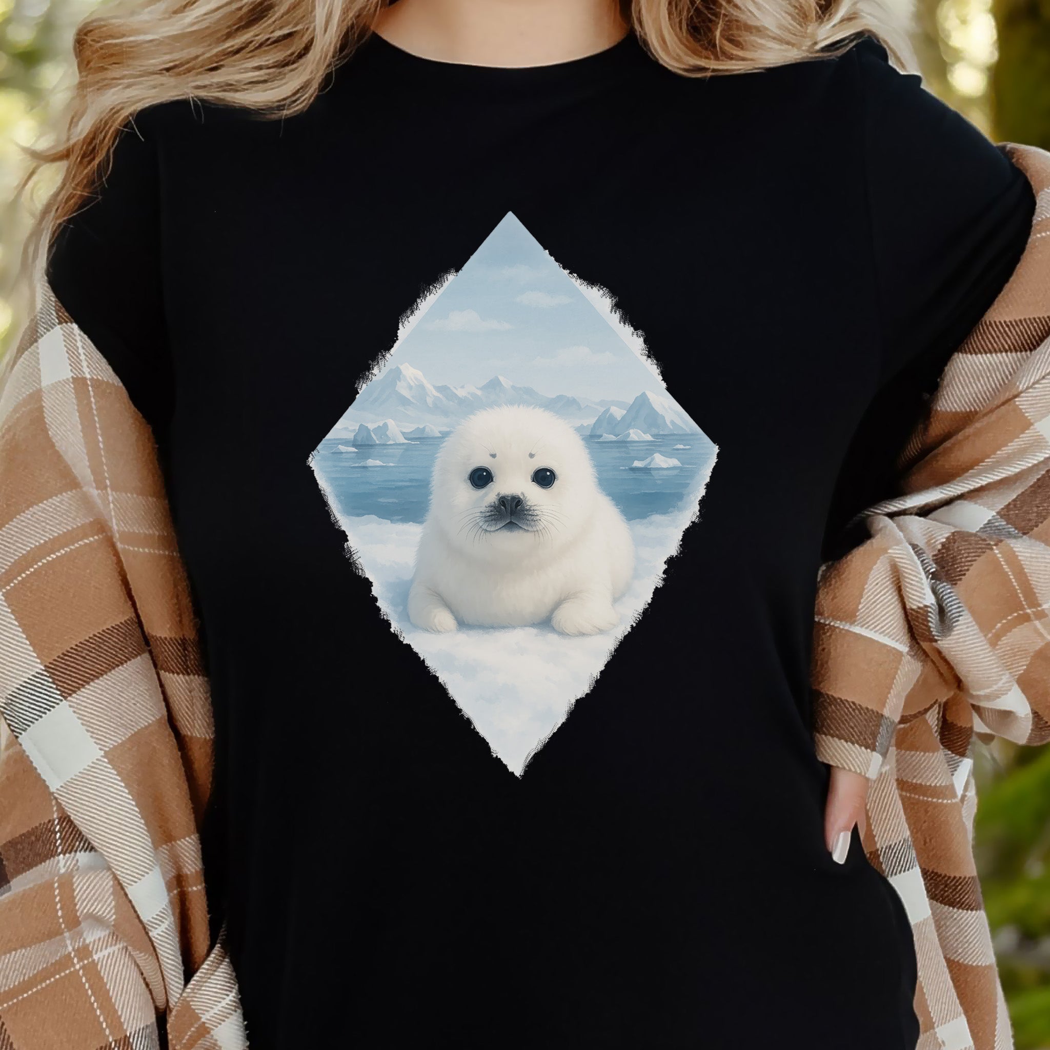 Baby Seal Arctic T-Shirt – Cute Winter Wildlife Vintage Tee