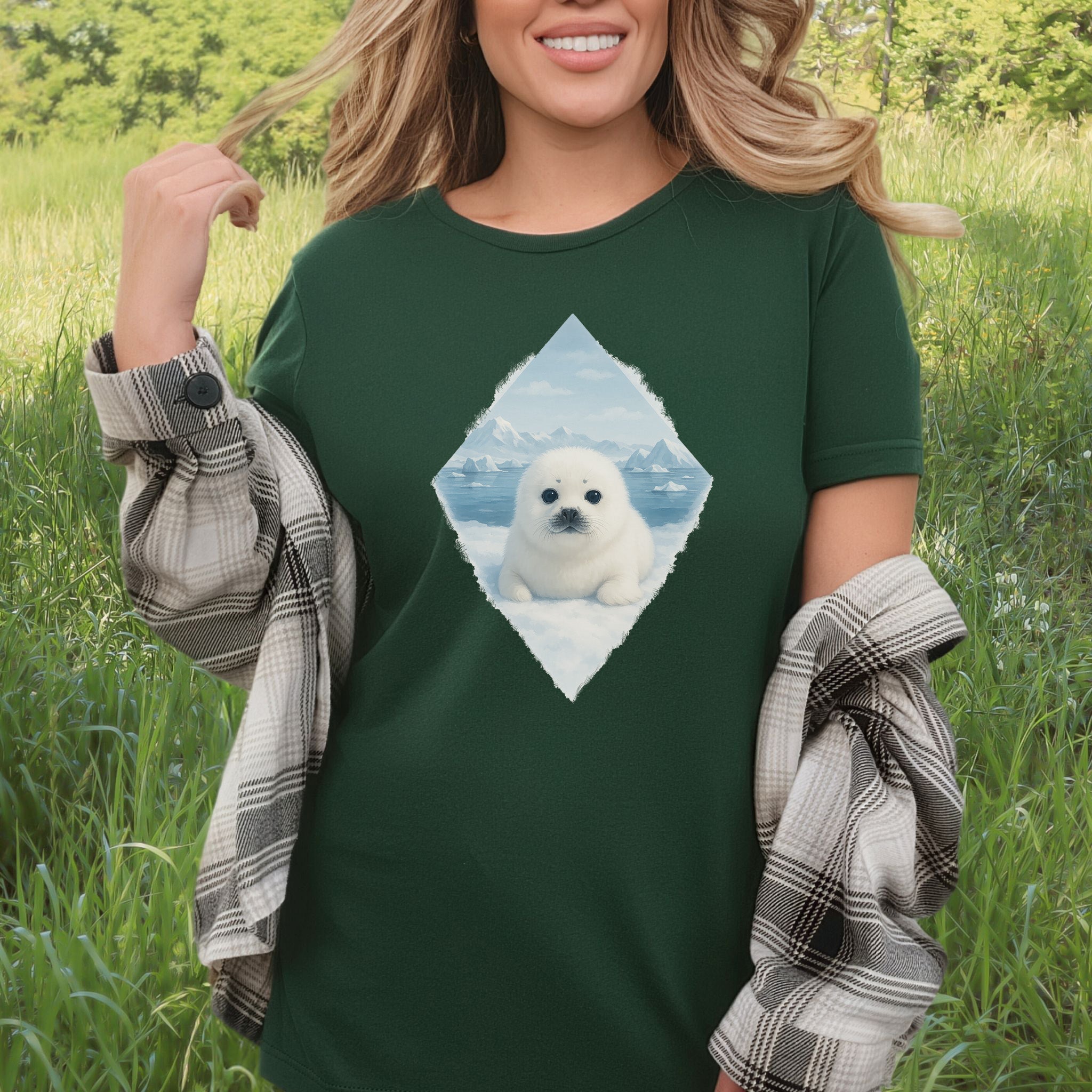 Baby Seal Arctic T-Shirt – Cute Winter Wildlife Vintage Tee