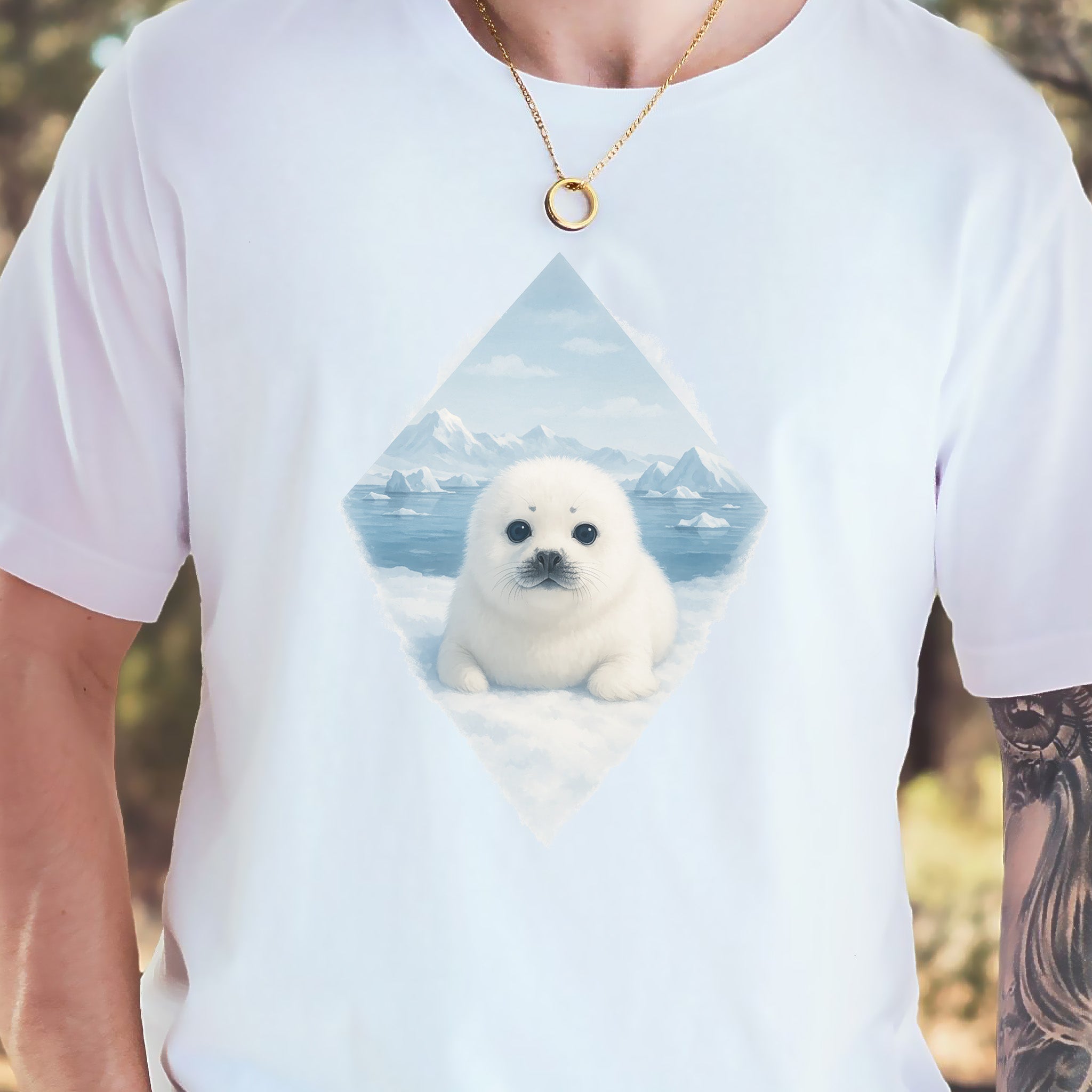 Baby Seal Arctic T-Shirt – Cute Winter Wildlife Vintage Tee