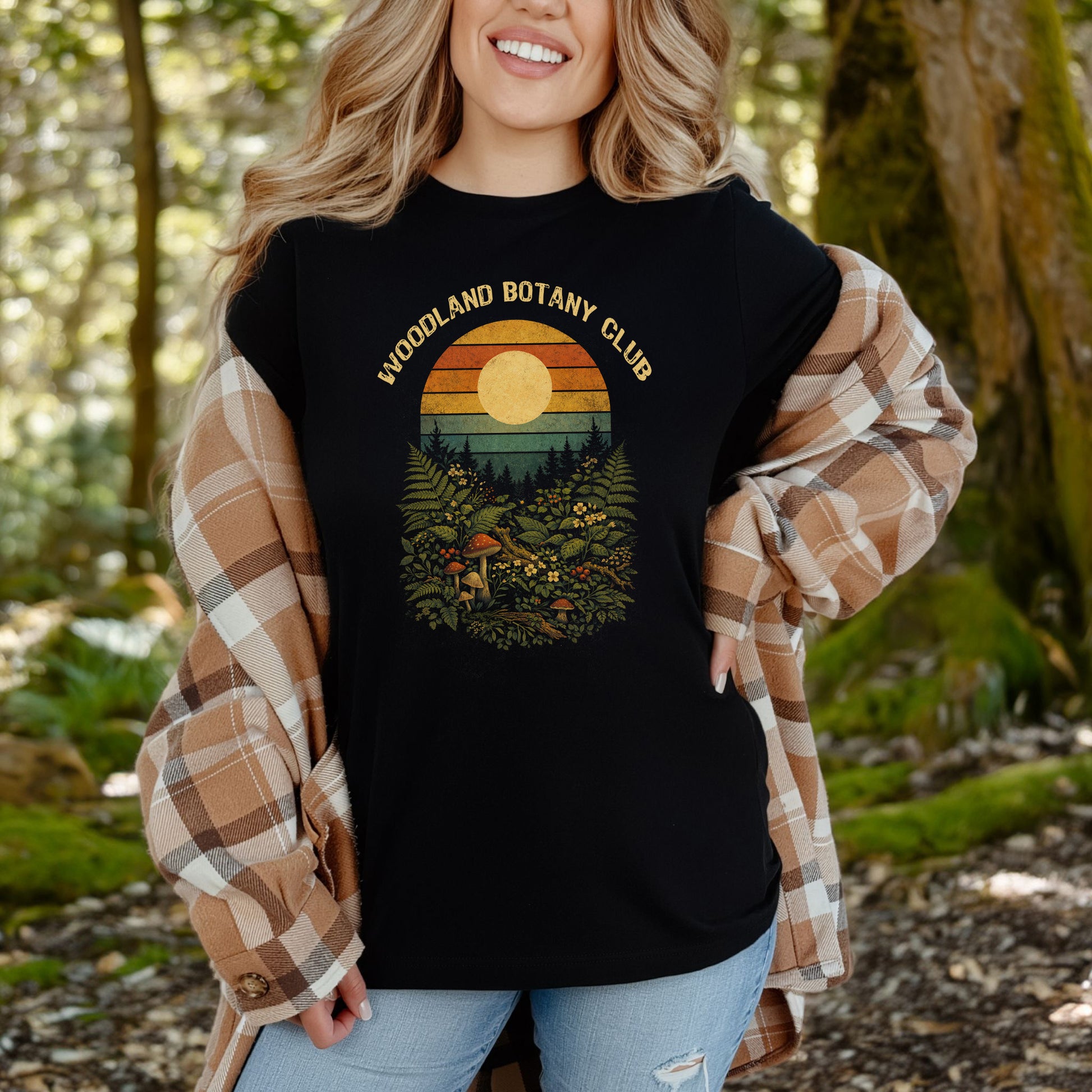 Woodland Botany Club Botanical T-Shirt – Vintage Forestcore Art