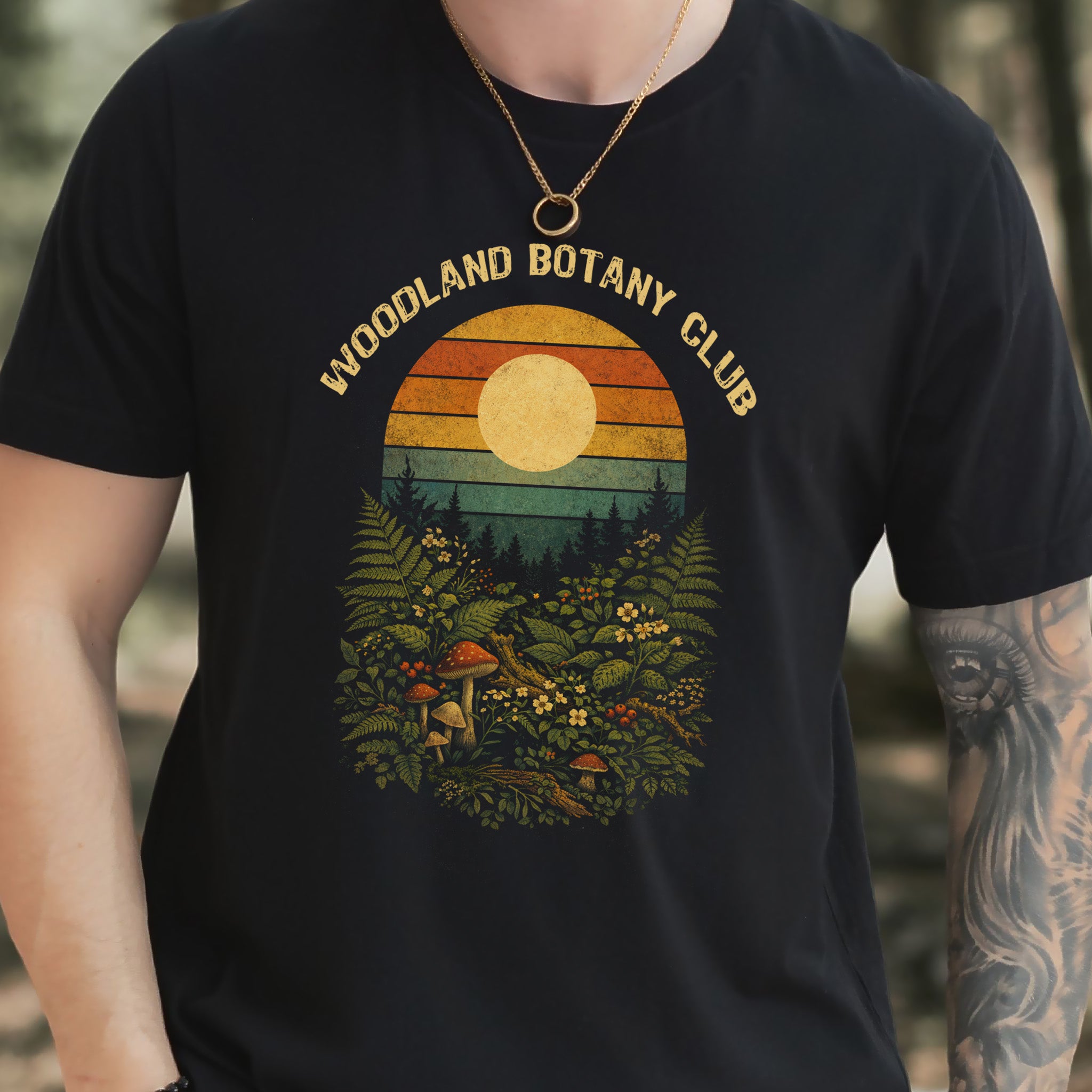Woodland Botany Club Botanical T-Shirt – Vintage Forestcore Art