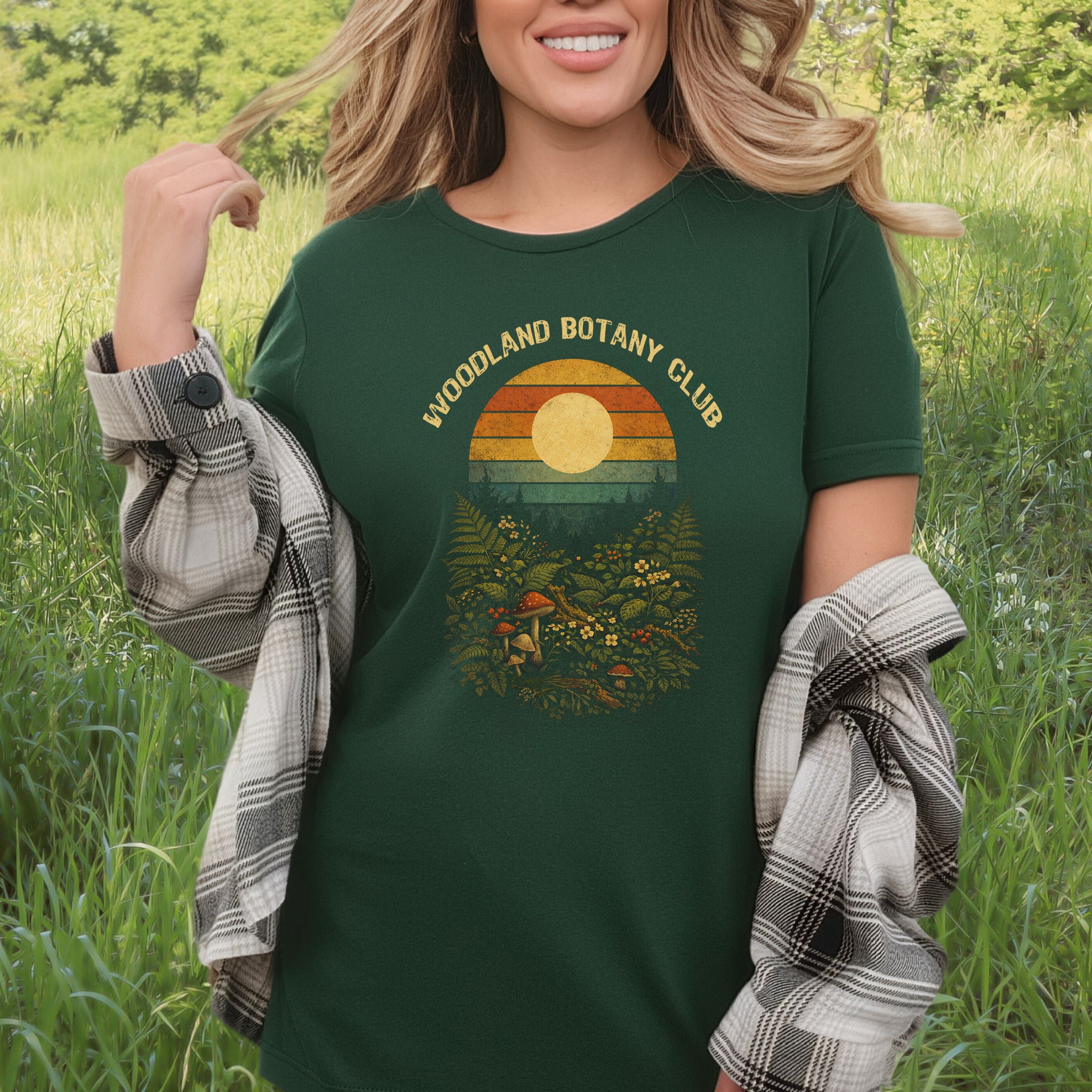 Woodland Botany Club Botanical T-Shirt – Vintage Forestcore Art