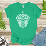 Acorn Oak Autumn Nature Botanical T-Shirt