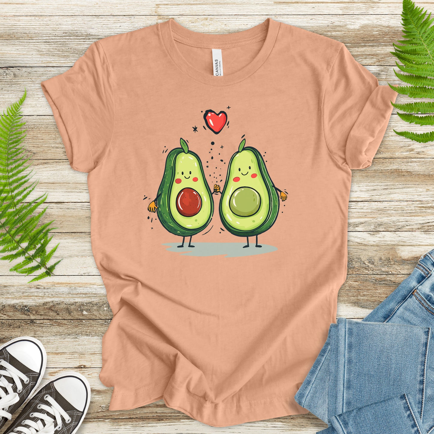 Avocado in Love T-Shirt - TShirtree