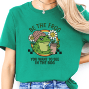 Be the Frog You Want to See Shirt – Funny Coffee Frog T-Shirt