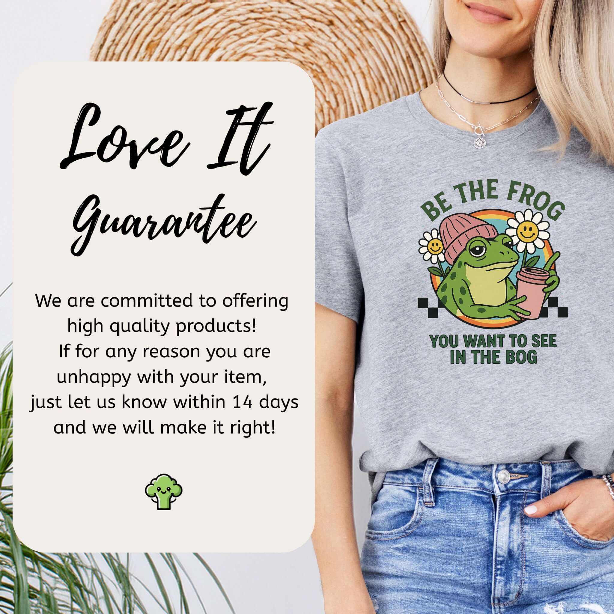 Be the Frog You Want to See Shirt – Funny Coffee Frog T-Shirt