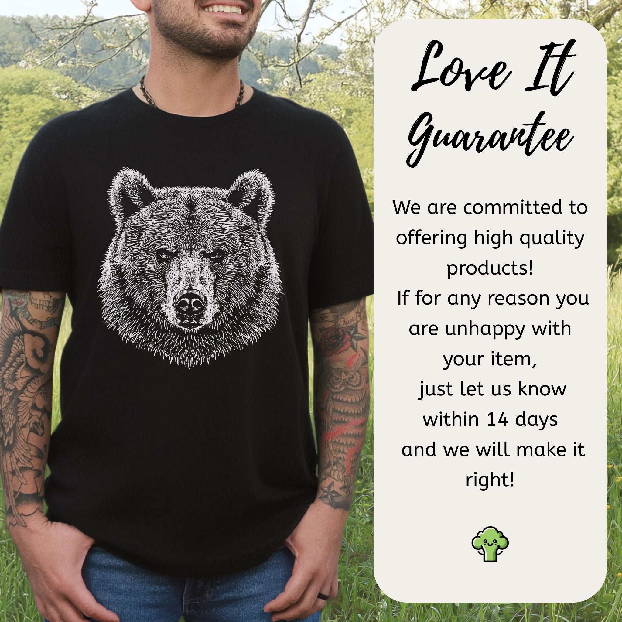 Bear Spirit Animal Art Wildlife T-Shirt
