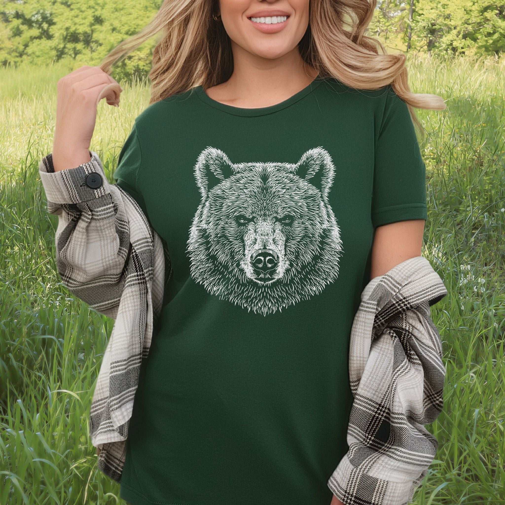 Bear Spirit Animal Art Wildlife T-Shirt