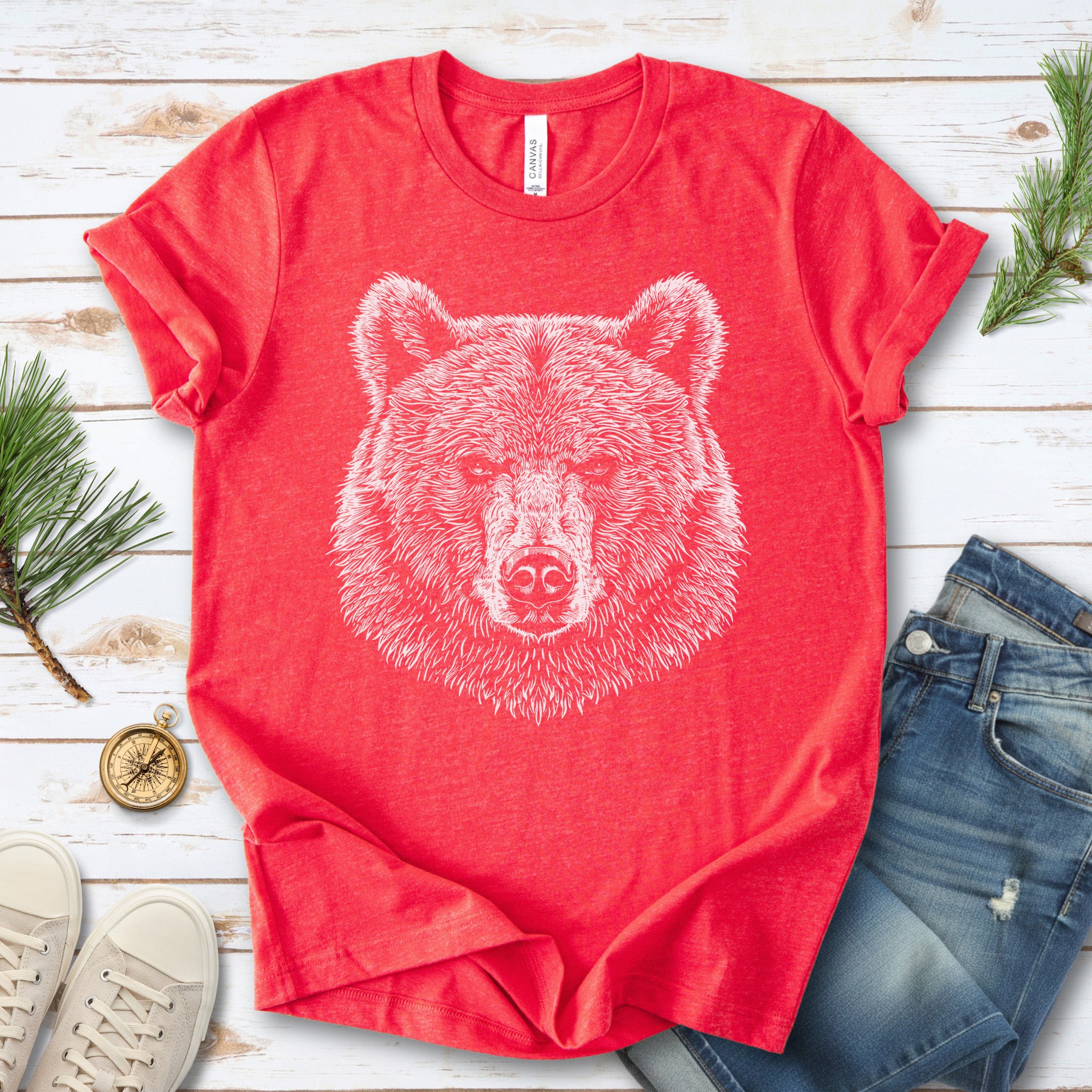 Bear Spirit Animal Art Wildlife T-Shirt