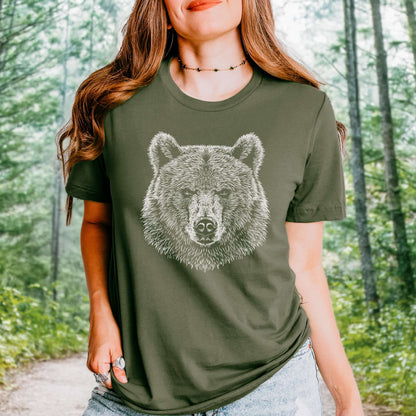 Bear Spirit Animal Art Wildlife T-Shirt