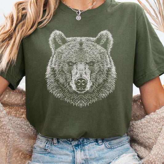 Bear Spirit Animal Art Wildlife T-Shirt