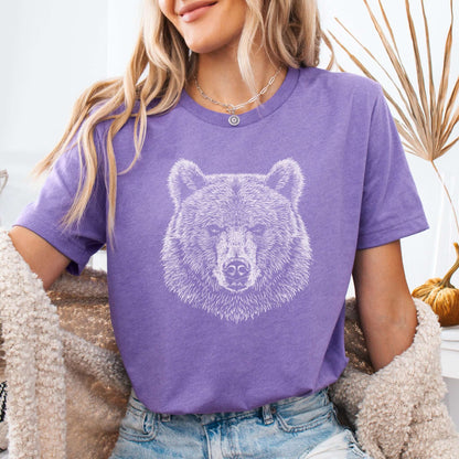 Bear Spirit Animal Art Wildlife T-Shirt