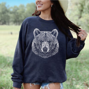 Bear Spirit Animal Sweatshirt – Minimalist Wildlife Strength & Soul