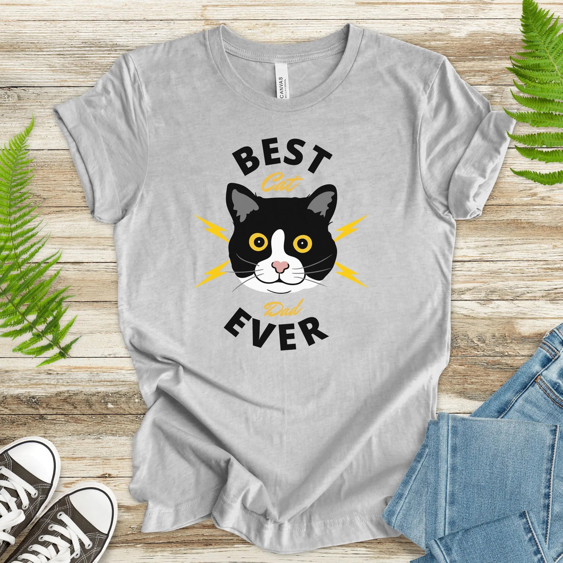 Best Cat Dad Ever T-Shirt - TShirtree