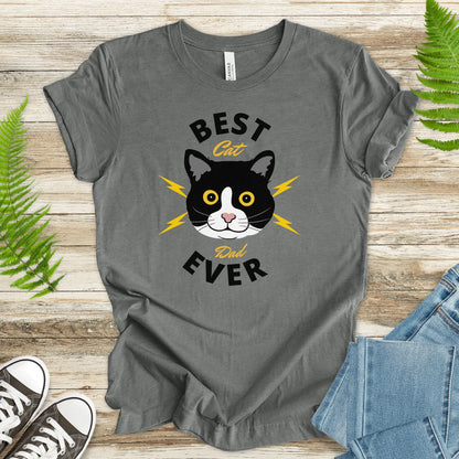 Best Cat Dad Ever T-Shirt - TShirtree