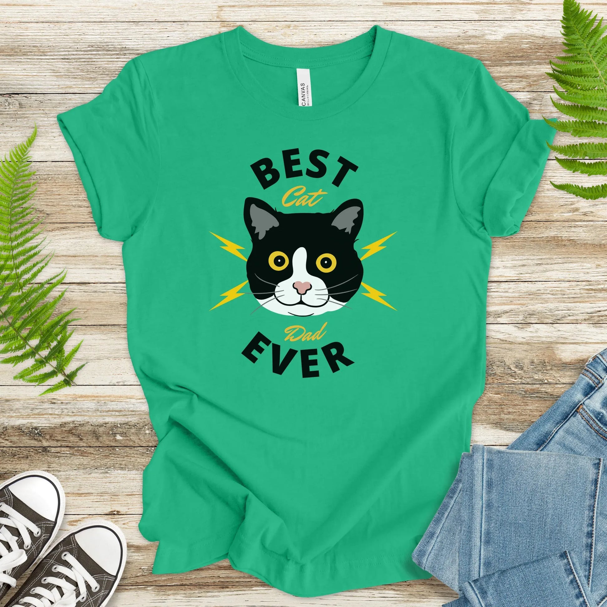 Best Cat Dad Ever T-Shirt - TShirtree