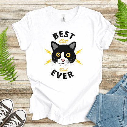 Best Cat Dad Ever T-Shirt - TShirtree