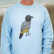 Spotted Bulbul Birdwatching Folk Art Backyard Bird Lover Sweatshirt