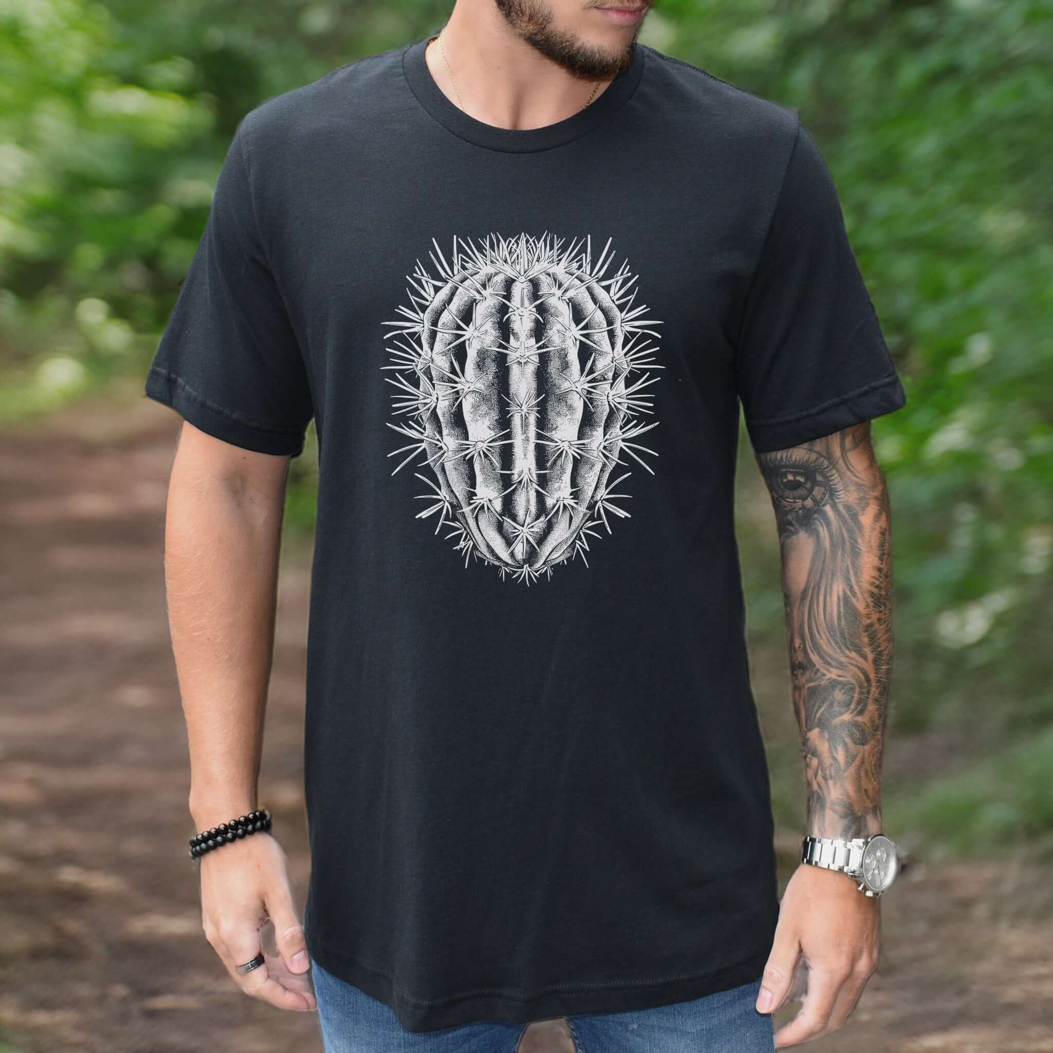 Cactus Illustration T-Shirt – Desert Adventure Style
