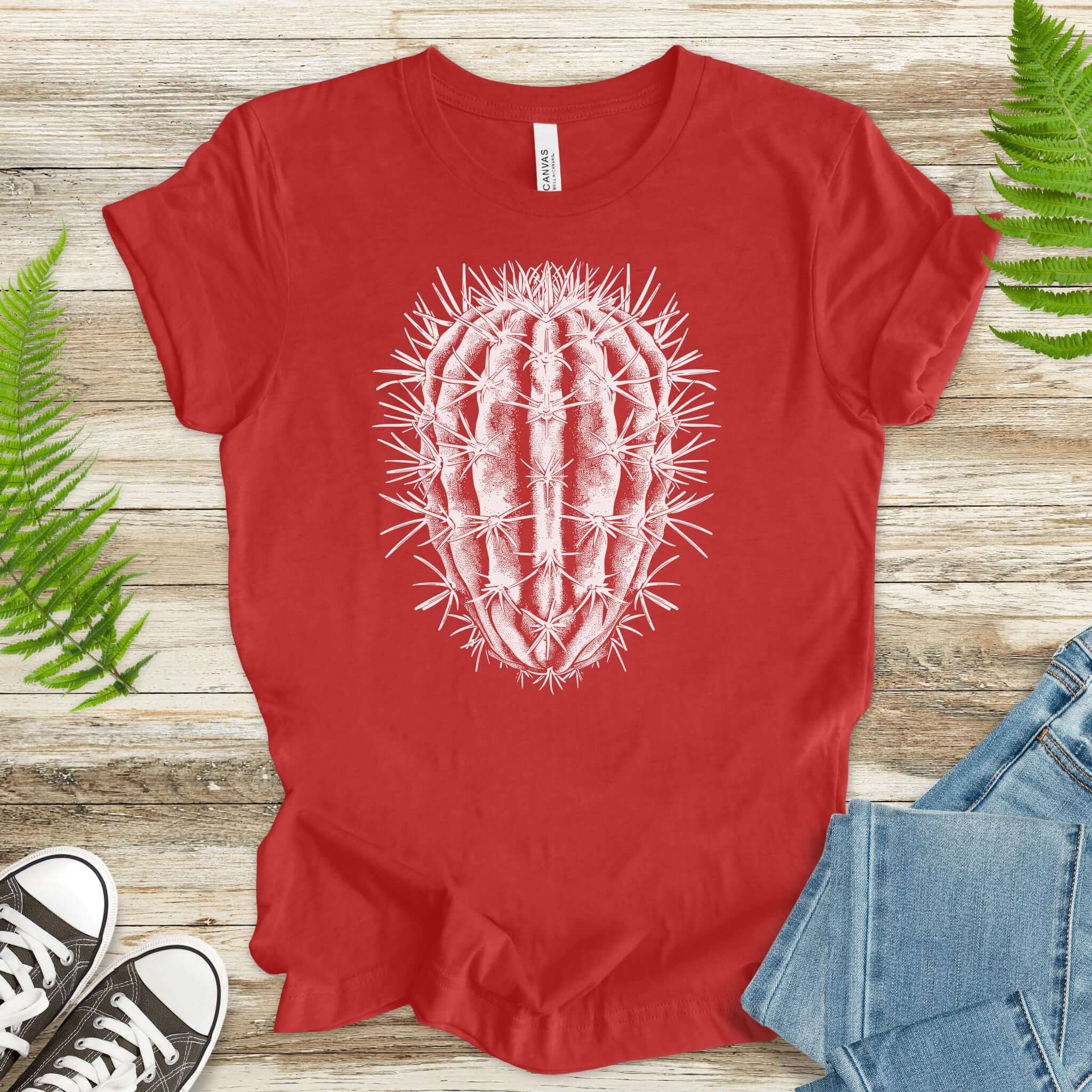 Cactus Illustration T-Shirt – Desert Adventure Style