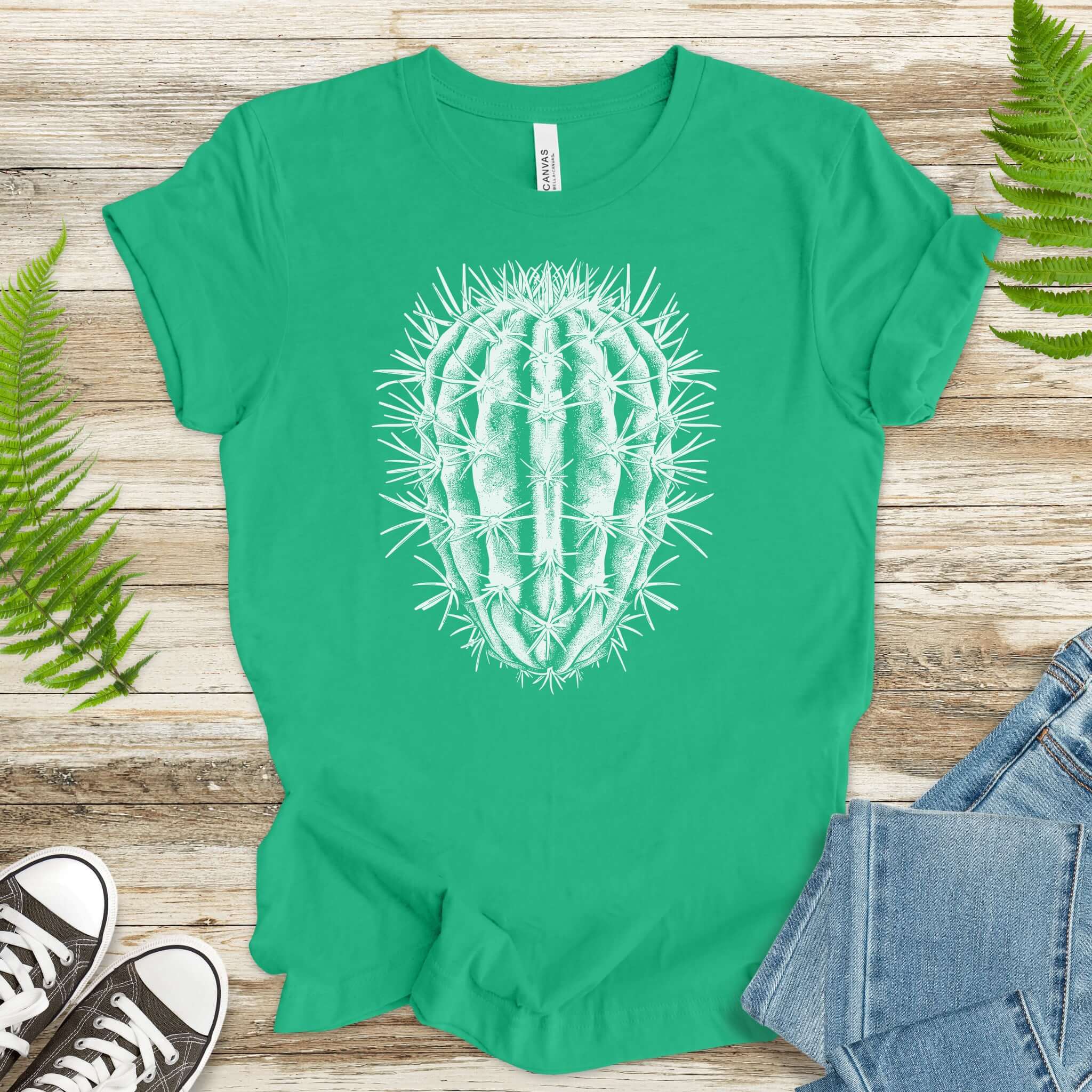 Cactus Illustration T-Shirt – Desert Adventure Style