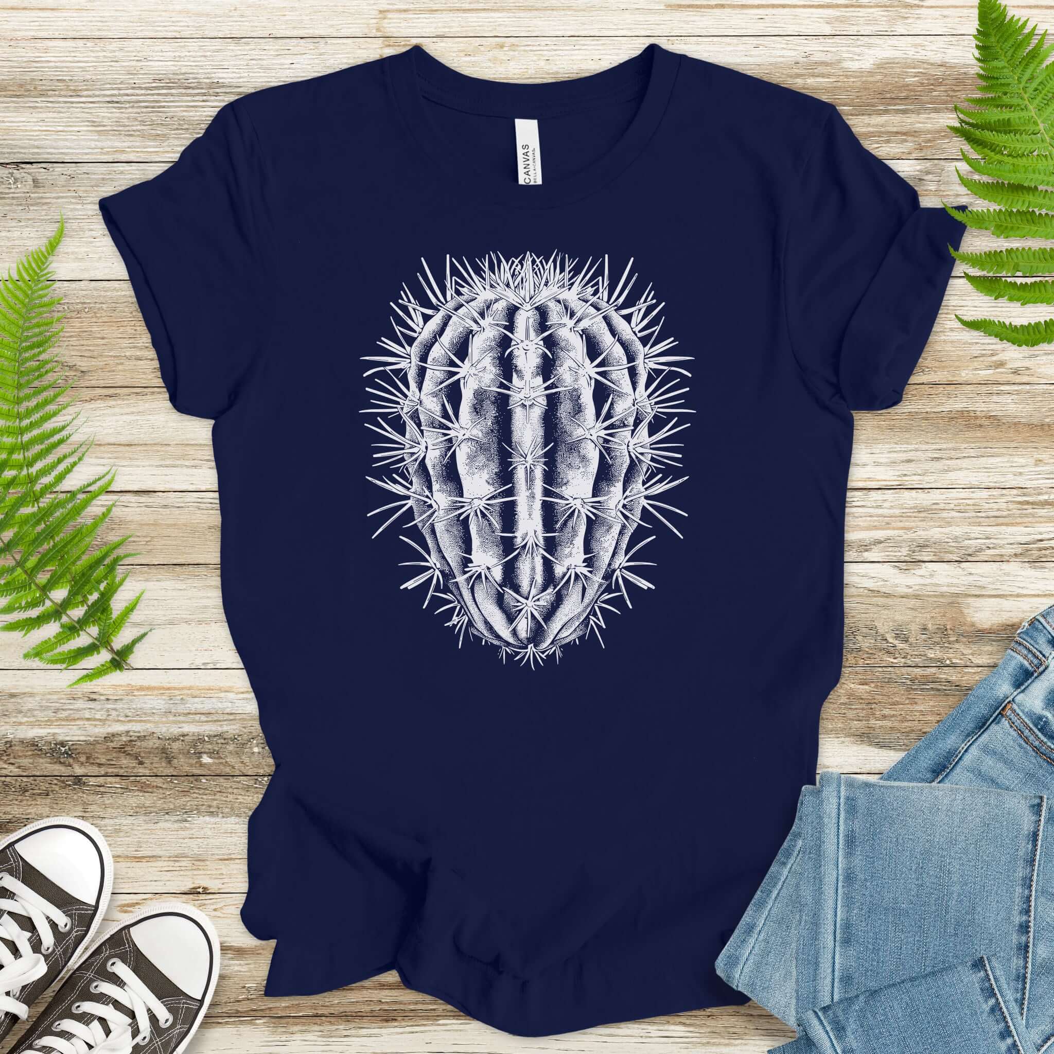 Cactus Illustration T-Shirt – Desert Adventure Style