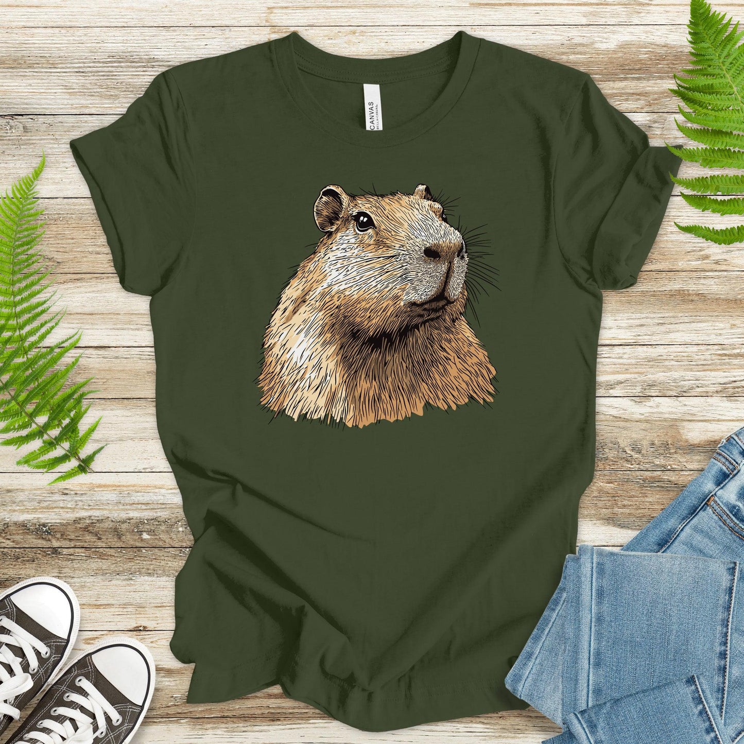 Capybara Vibes T-Shirt - TShirtree