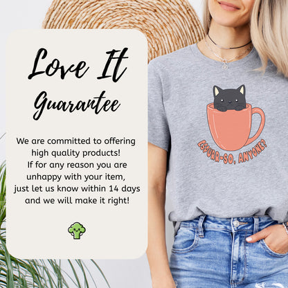 Espurr-so Anyone? – Black Cat Coffee T-Shirt