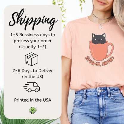 Espurr-so Anyone? – Black Cat Coffee T-Shirt