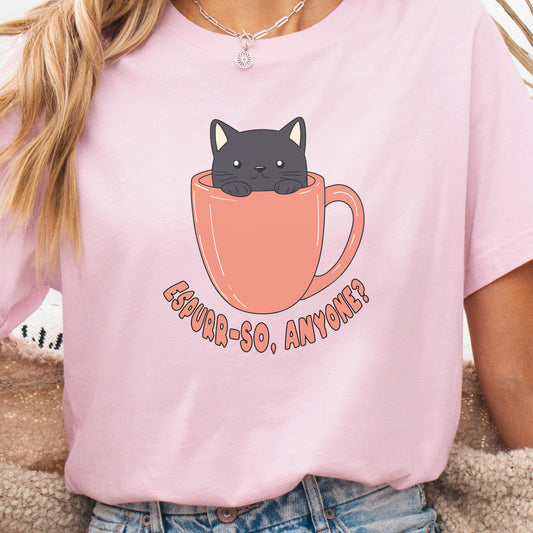 Espurr-so Anyone? – Black Cat Coffee T-Shirt