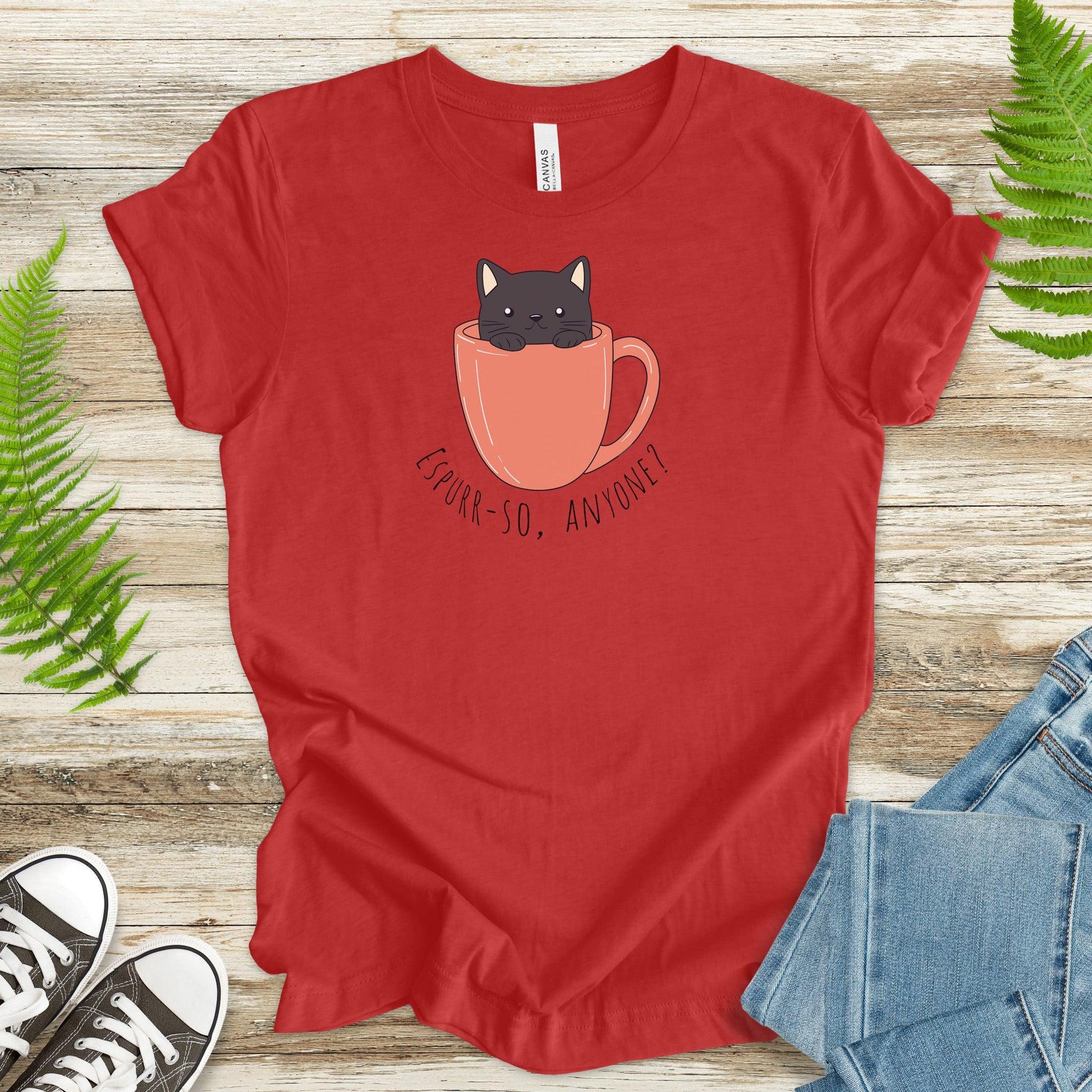 Espurr-so Anyone? – Black Cat Coffee T-Shirt - TShirtree