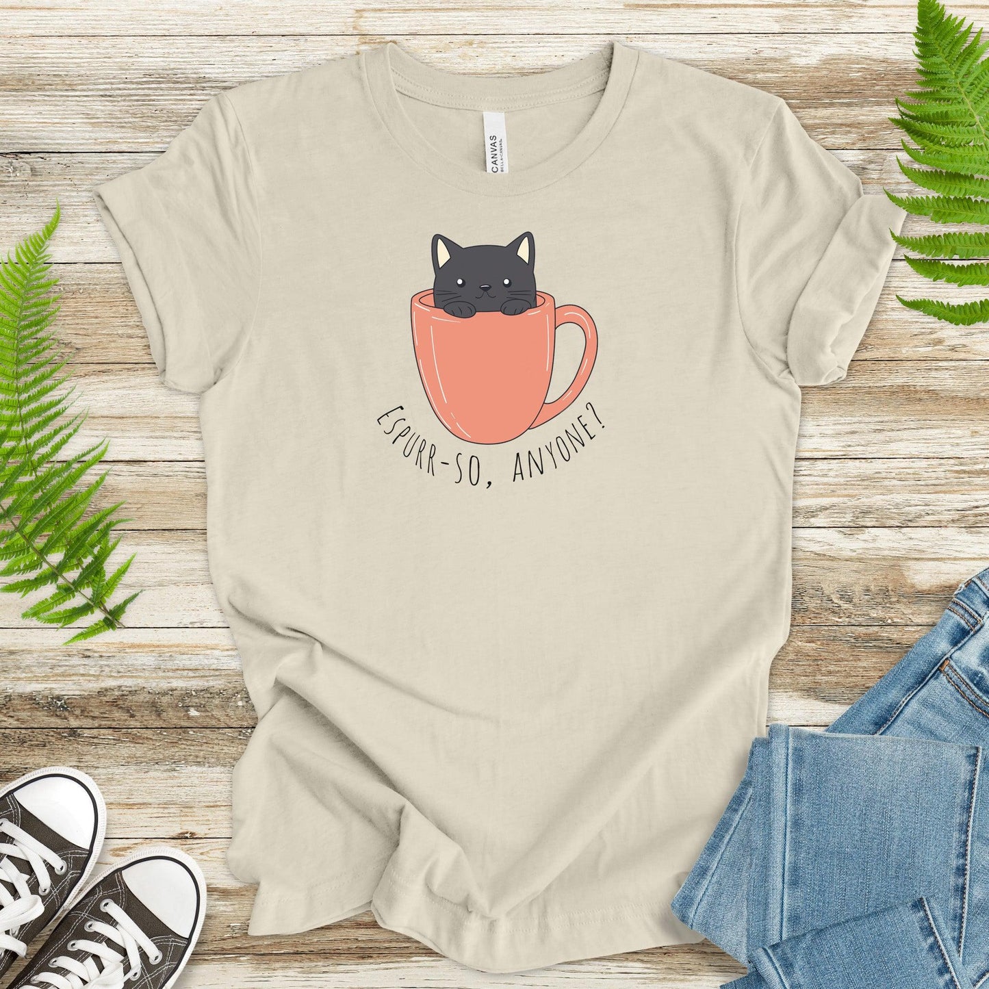 Espurr-so Anyone? – Black Cat Coffee T-Shirt - TShirtree