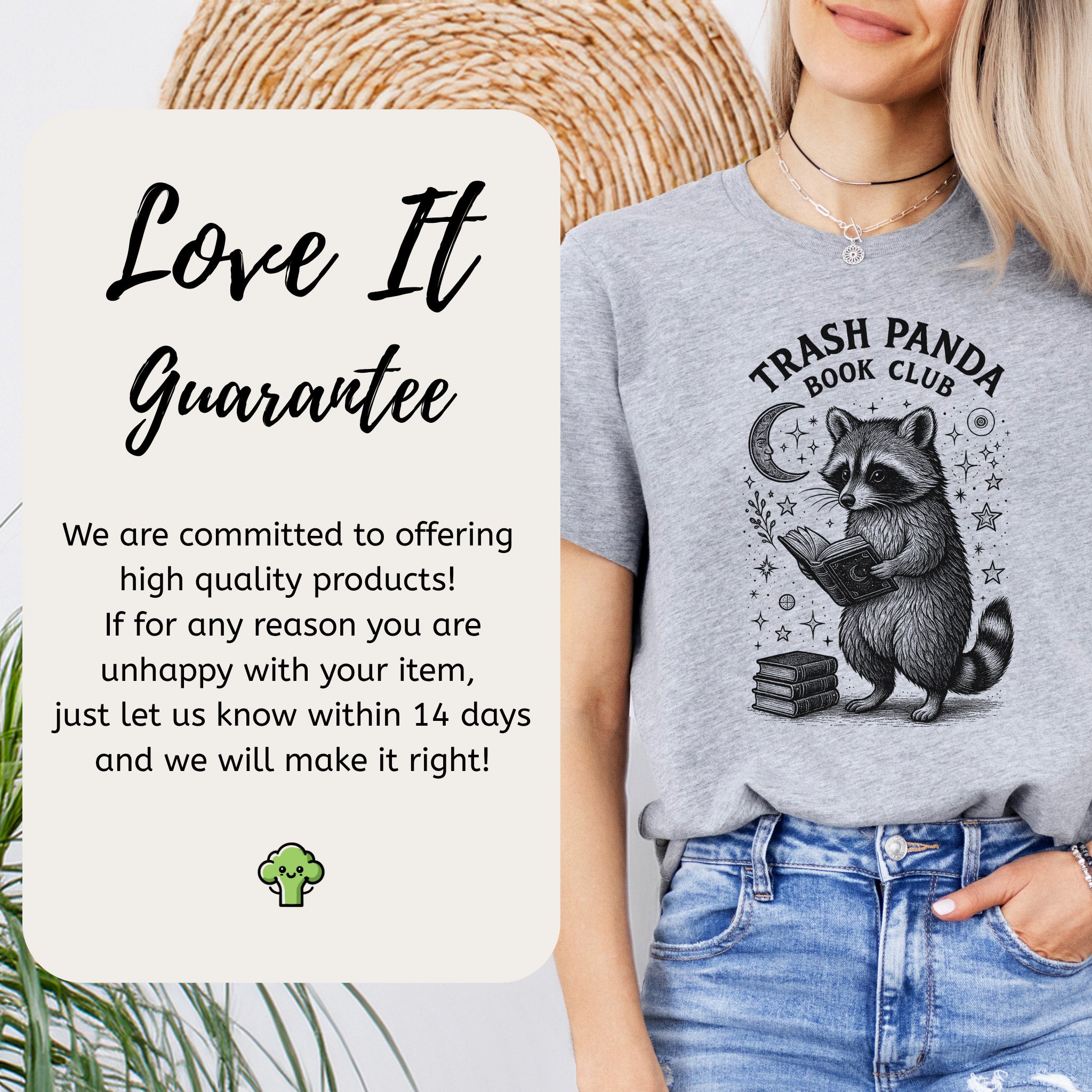 Raccoon Trash Panda Book Club T-Shirt