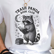 Raccoon Trash Panda Book Club T-Shirt