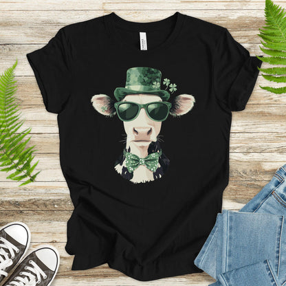 Moo-rish Luck: St. Patrick’s Day Cow T-Shirt - TShirtree