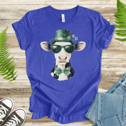 Moo-rish Luck: St. Patrick’s Day Cow T-Shirt - TShirtree