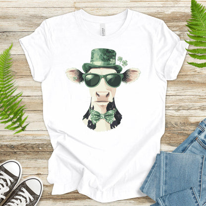 Moo-rish Luck: St. Patrick’s Day Cow T-Shirt - TShirtree