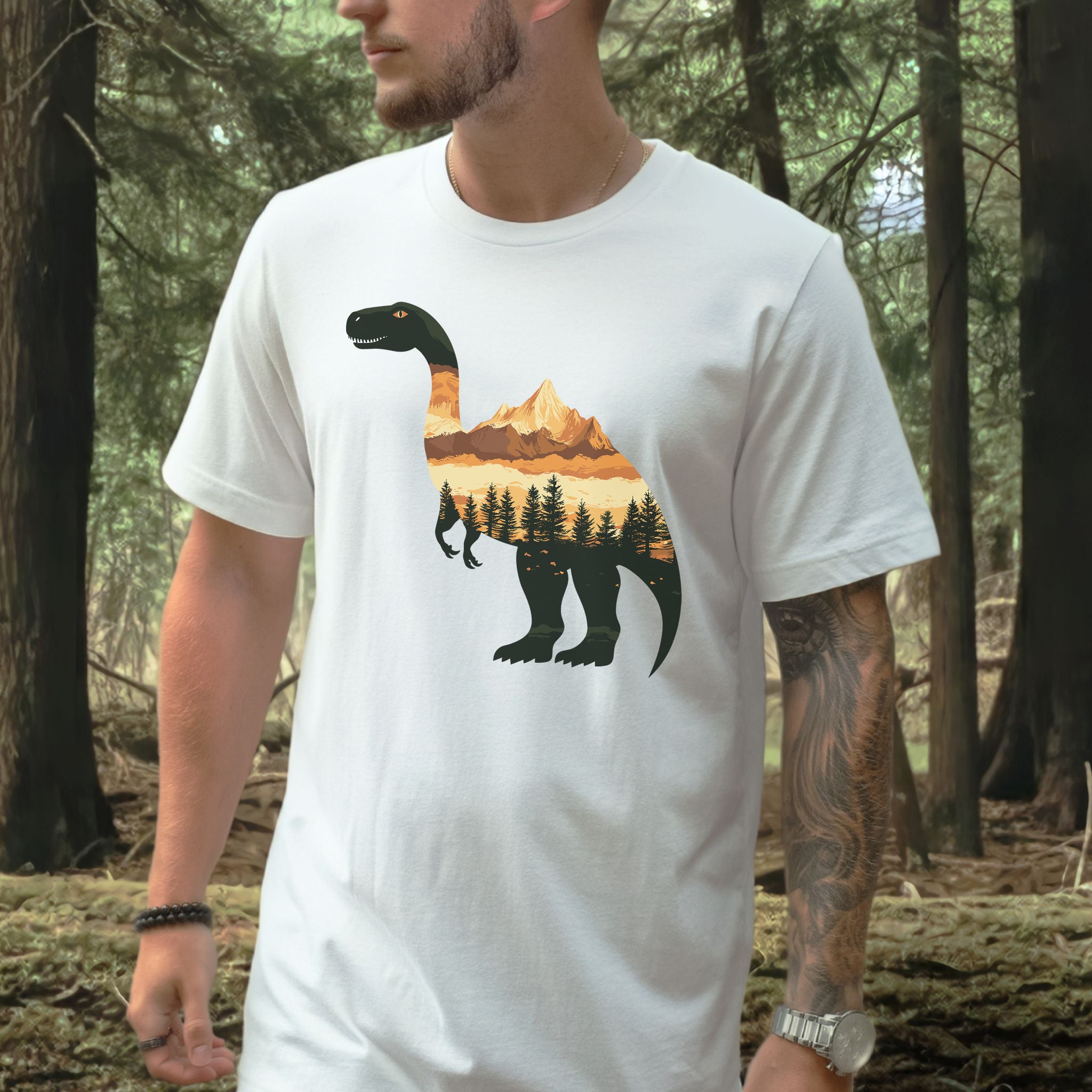 Landscape Dinosaur T-Shirt – Wild & Majestic
