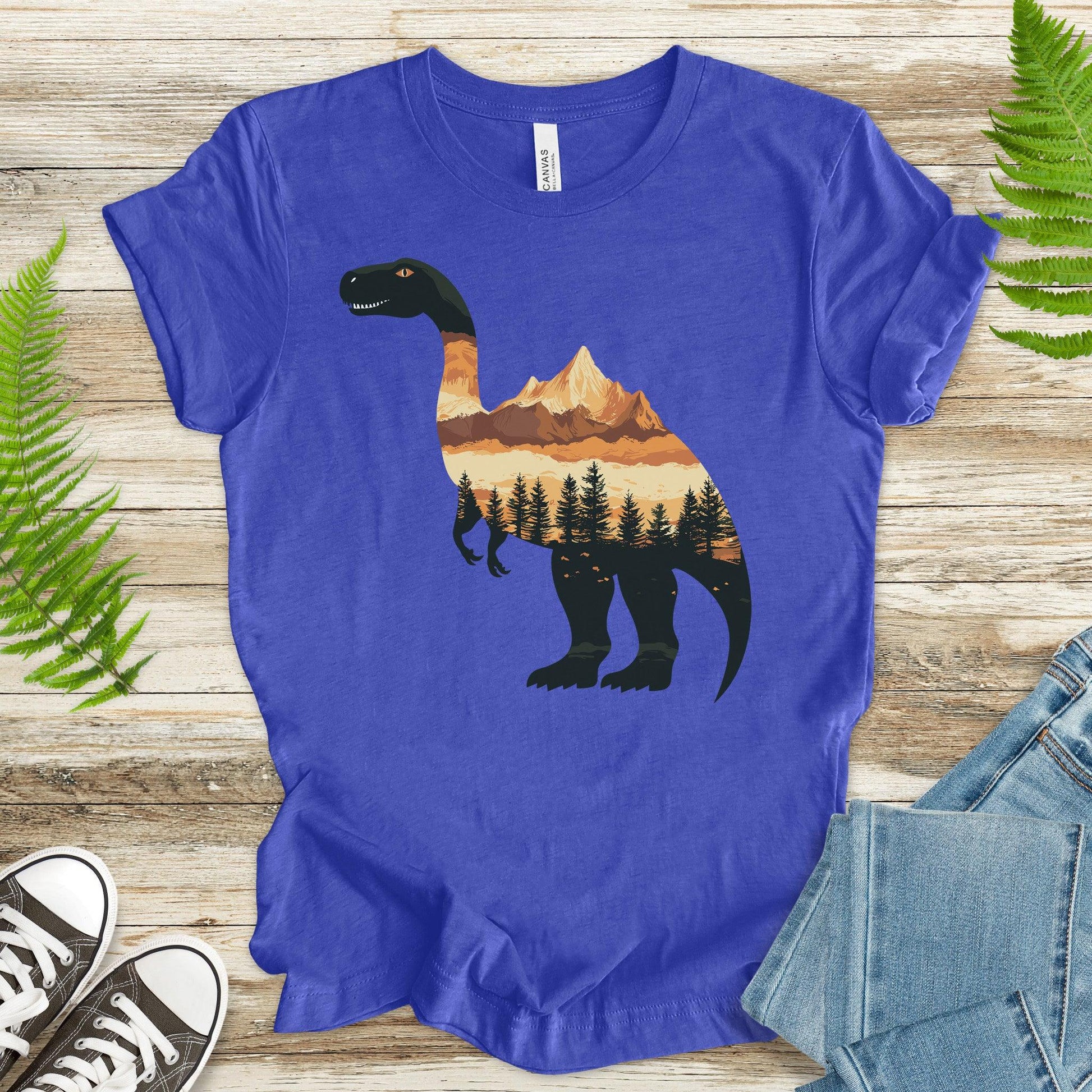 Landscape Dinosaur T-Shirt – Wild & Majestic - TShirtree