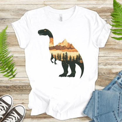 Landscape Dinosaur T-Shirt – Wild & Majestic - TShirtree