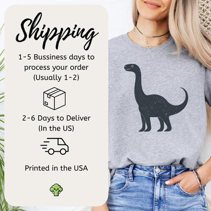 Happy Dinosaur T-Shirt – Cute & Playful Design