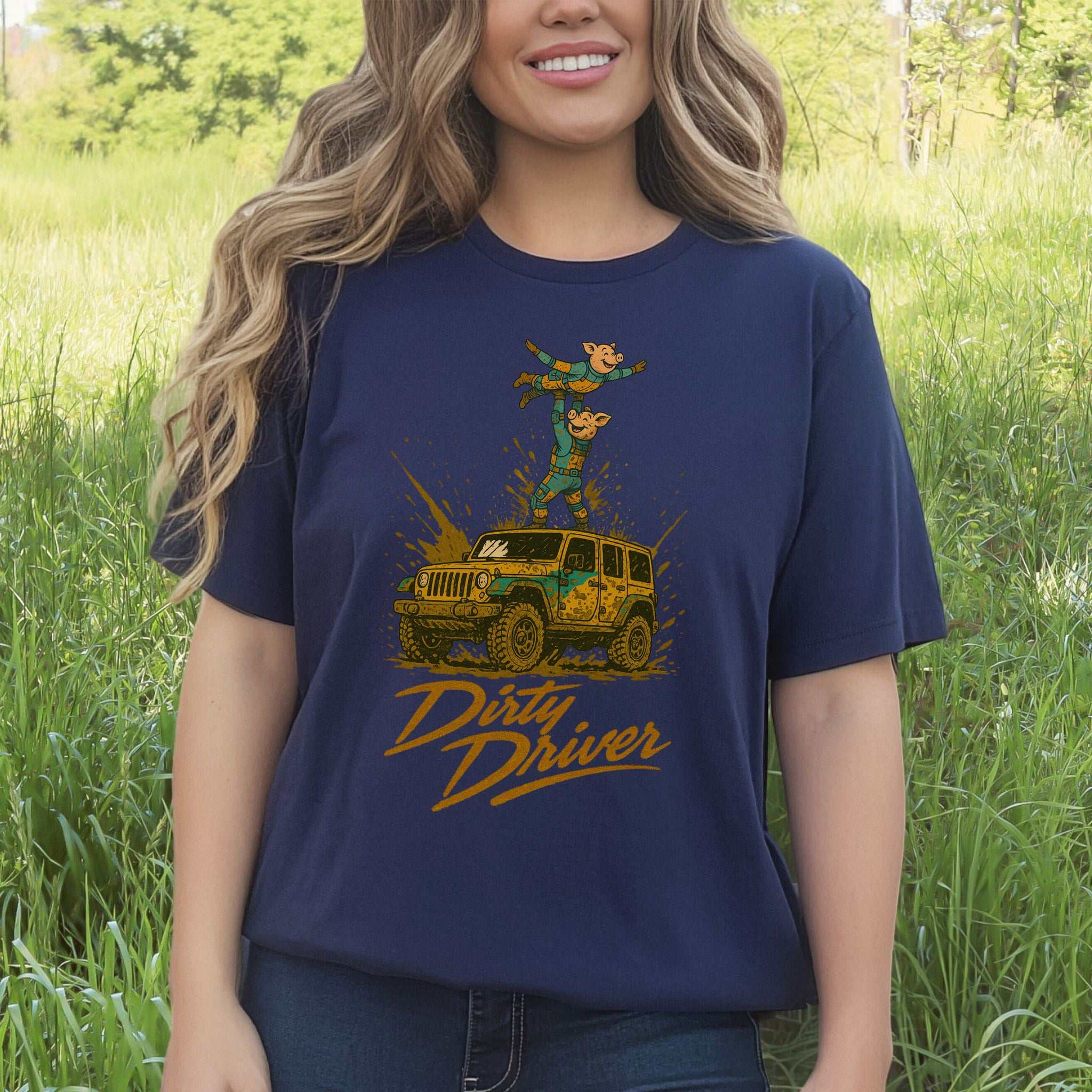 Dirty Driver T-Shirt – Funny Off-Road Jeep Adventure Tee