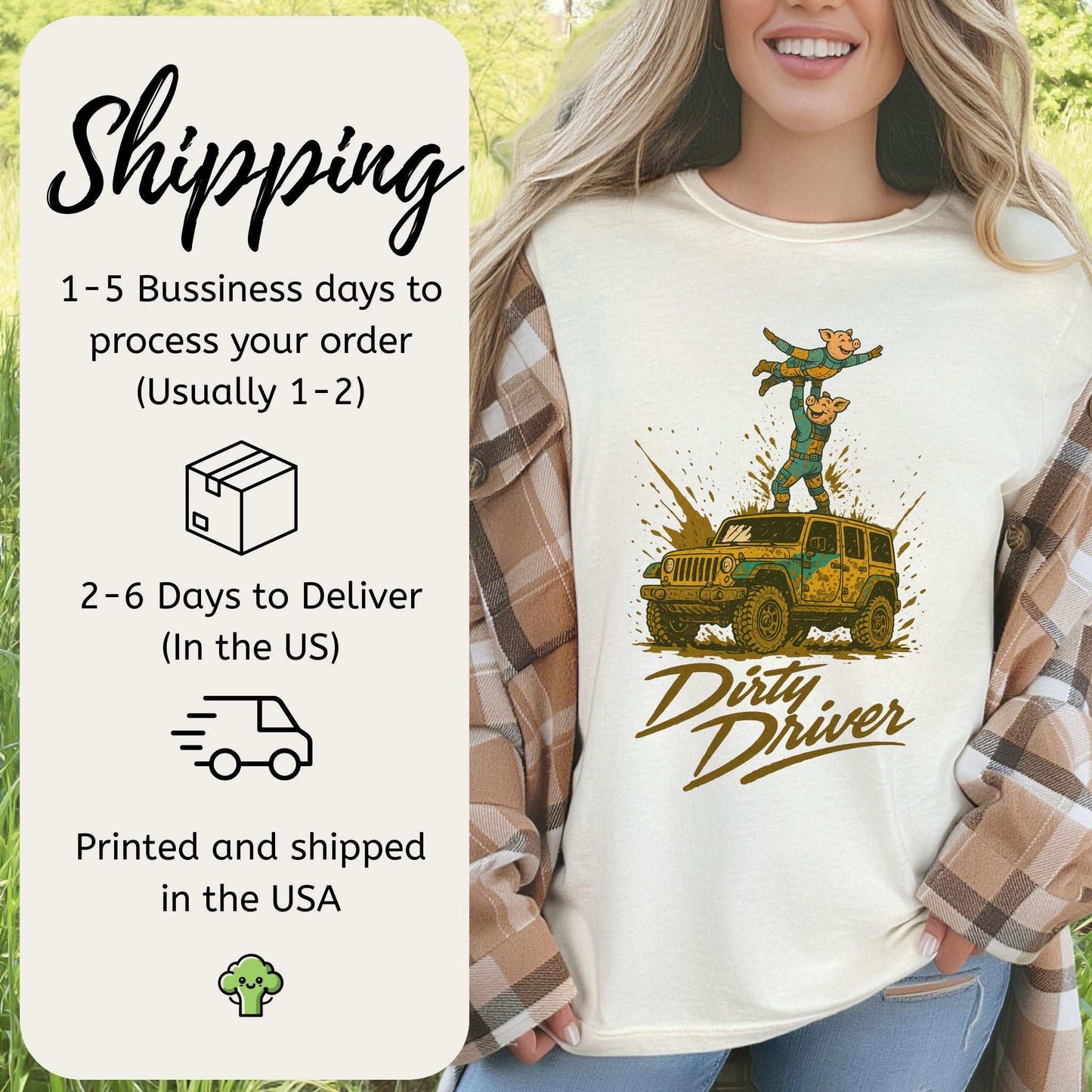 Dirty Driver T-Shirt – Funny Off-Road Jeep Adventure Tee
