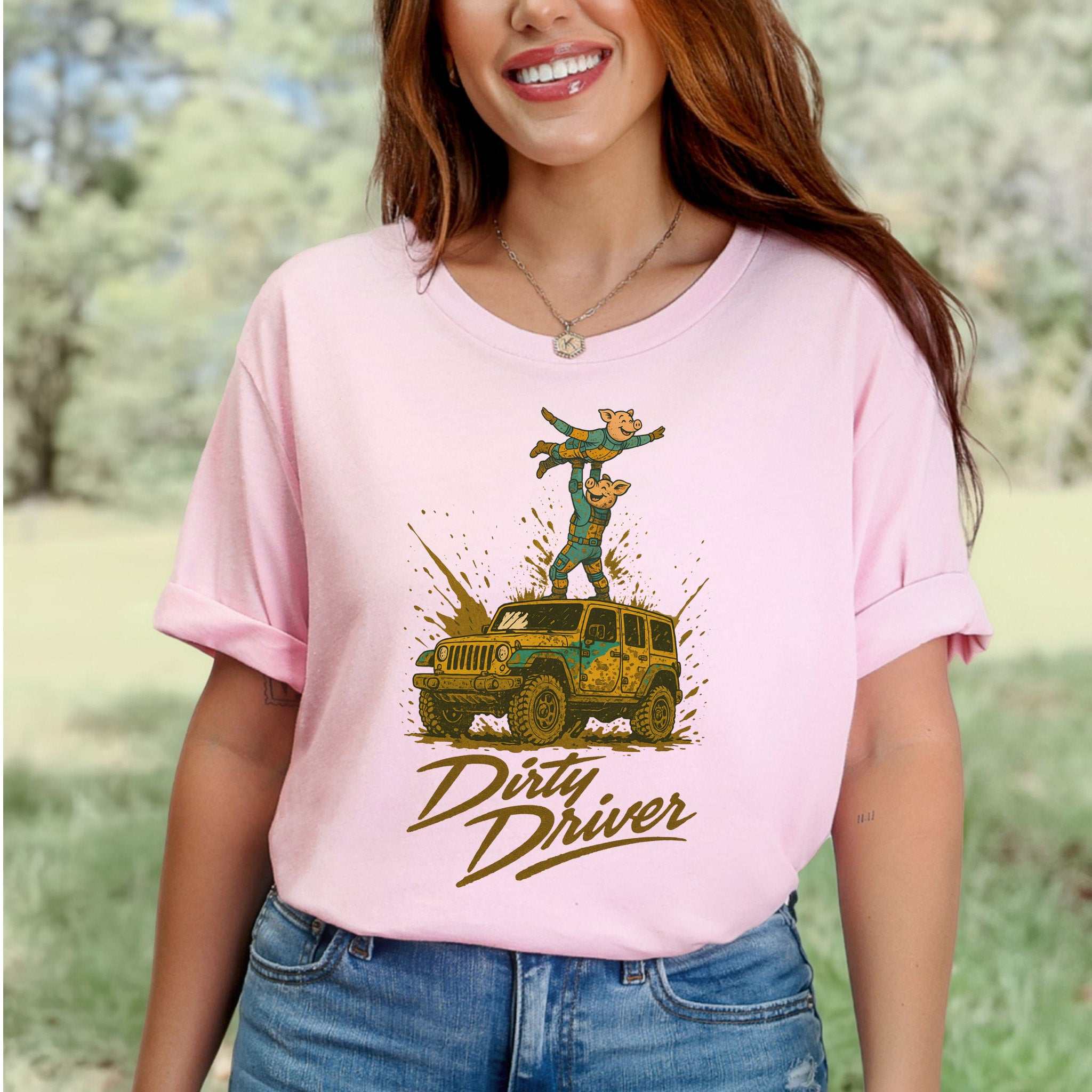 Dirty Driver T-Shirt – Funny Off-Road Jeep Adventure Tee