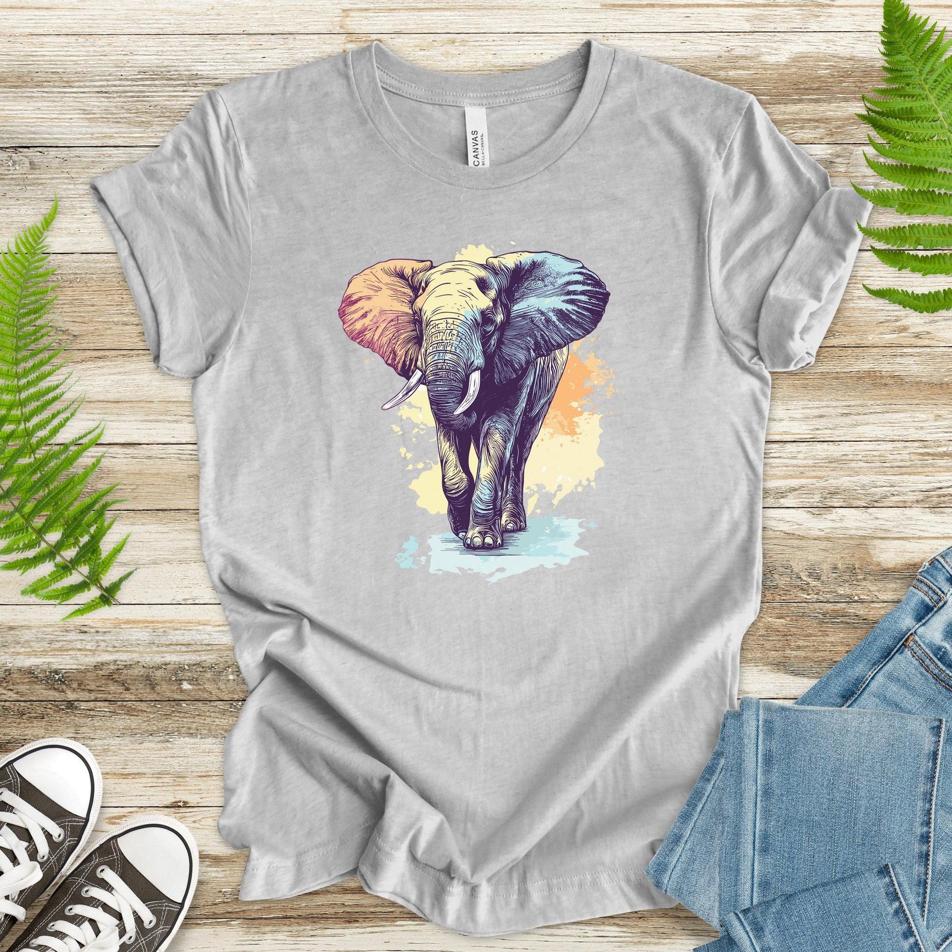 Colorful Elephant T-Shirt - TShirtree