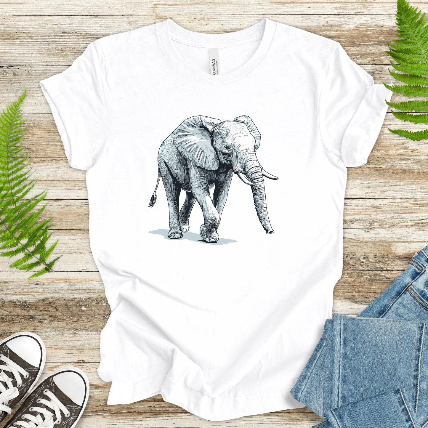 Elephant Nature T-Shirt - TShirtree