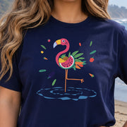 Vibrant Flamingo Art T-Shirt