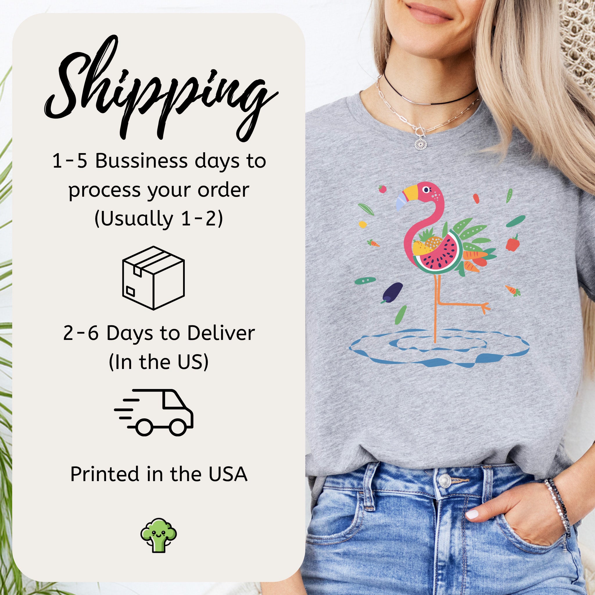 Vibrant Flamingo Art T-Shirt