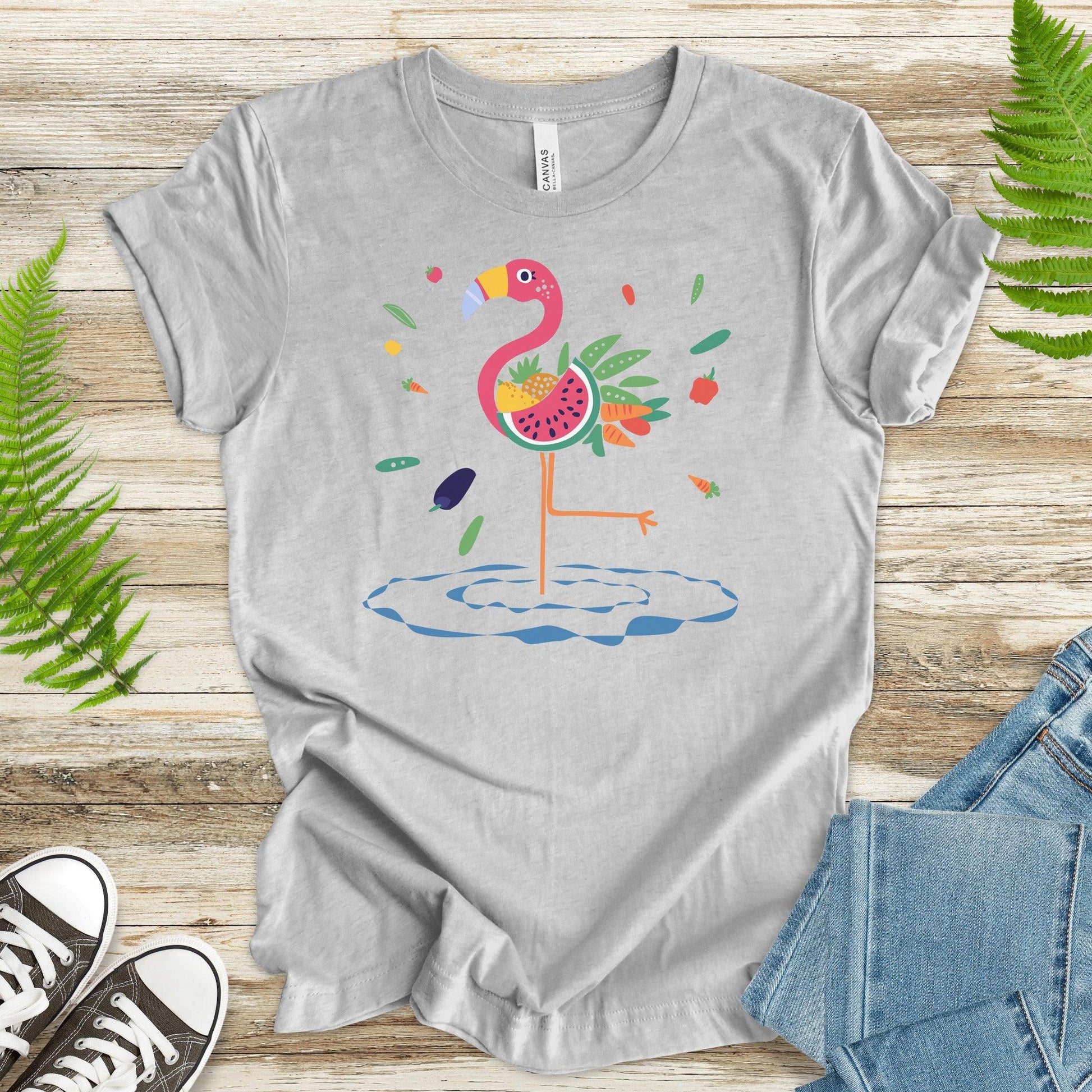 Vibrant Flamingo Art T-Shirt - TShirtree