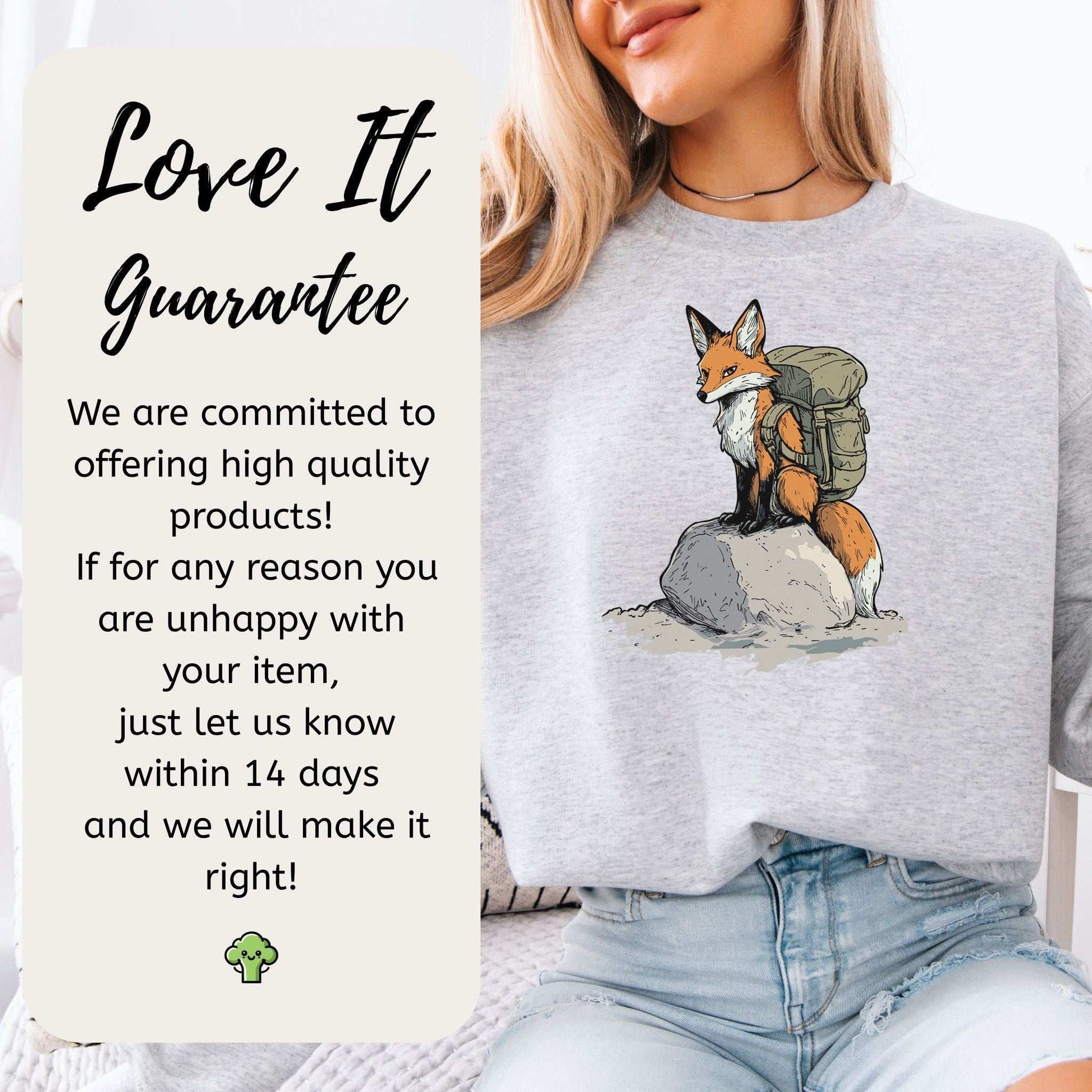 Fox on the Trail Sweatshirt – Hiking Style with a Foxy Twist